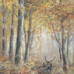 Cerf - Gouache - 30x20 - G1964